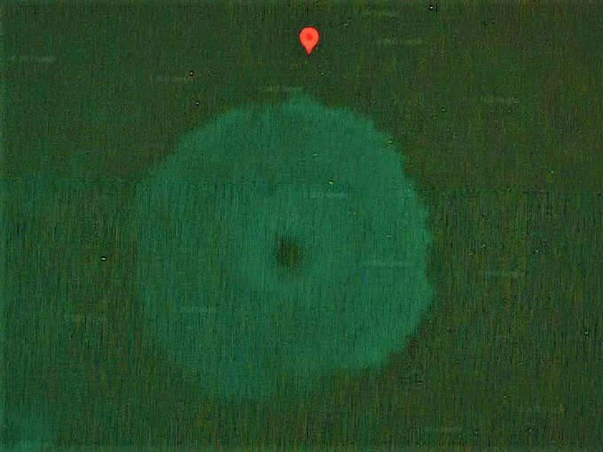 గ్రీస్ సముద్రంలో వింత వస్తువు (image credit - google maps)