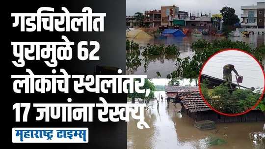 गडचिरोली जिल्ह्यात पावसाचा कहर; भिंत खचली, चूल विझली, होतं नव्हतं सगळं गेलं...