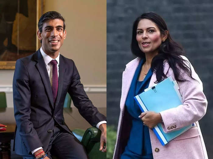 UK PM Race: ब्रिटिश पीएम पद की रेस में ऋषि सुनक का रास्ता साफ, प्रीति पटेल  नहीं करेंगी दावेदारी - sunak gathered necessary support in the race for the  post of british