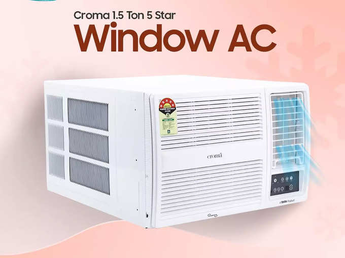 Croma 1.5 ton 5 star window ac