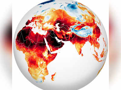 NASA Heatwaves: भारत, यूरोप, अफ्रीका...भीषण गर्मी से उबलकर लाल हुई दुनिया, नासा ने जारी किया नक्‍शा 