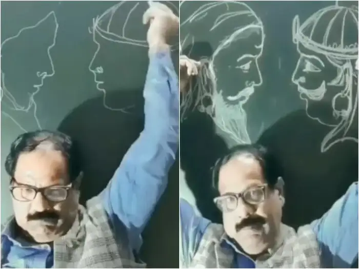 man draws with both hands talent video will shock man draws with both hands talent video will shock
