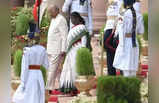 पायात साधी स्लीपर, संथाली साडी घालून घेतली शपथ; मुर्मू आत्तापर्यंतच्या सर्वात तरुण राष्ट्रपती