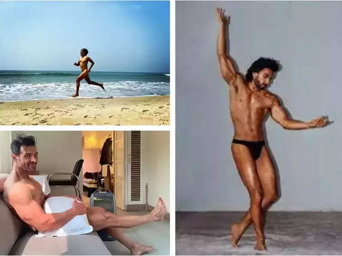 Ranveer Singh and others posed nude on Instagram