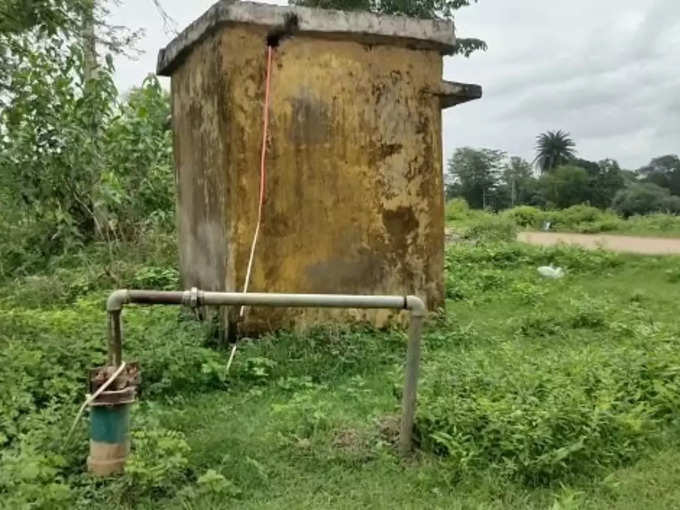 dirty water supply in village