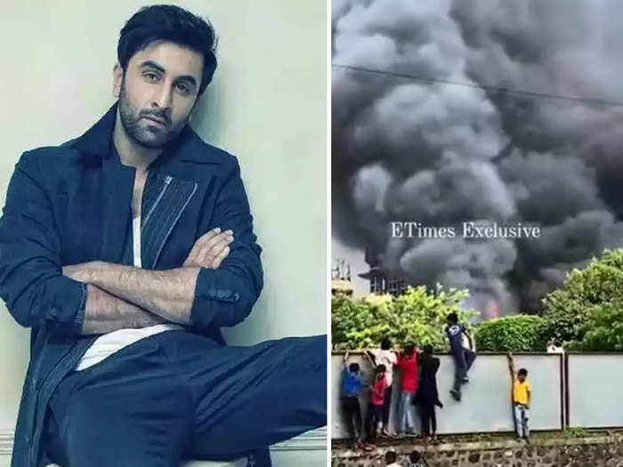 Ranbir Kapoor Luv Ranjan set catches fire