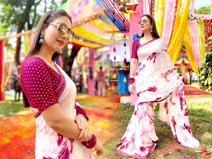 Online matching saree as disha parmar