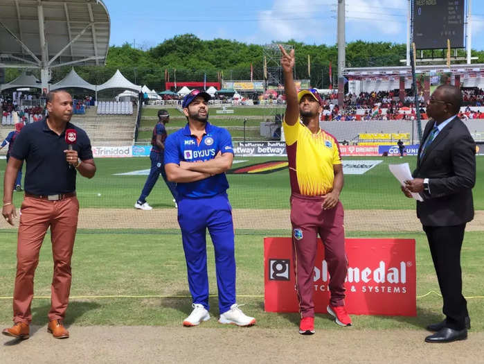 IND vs WI 2nd T20 Toss (Pic Source: Twitter)
