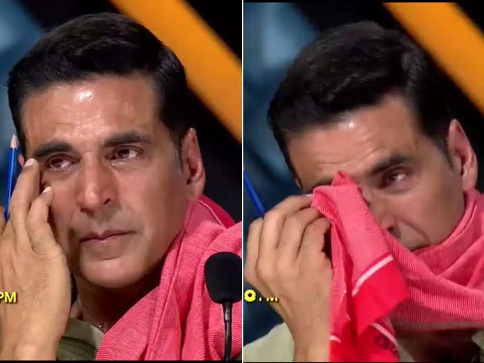 Akshay Kumar Crying Superstar Singer 2