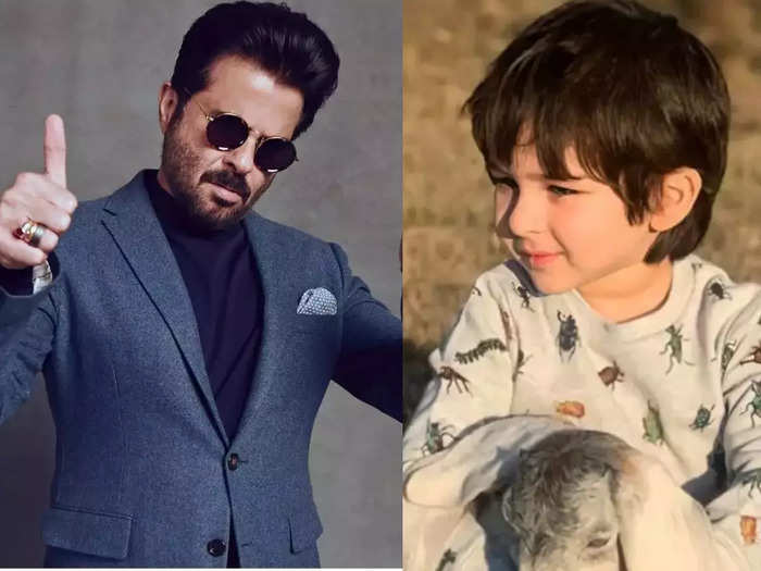 Anil Kapoor jokes he is doing a film with Taimur