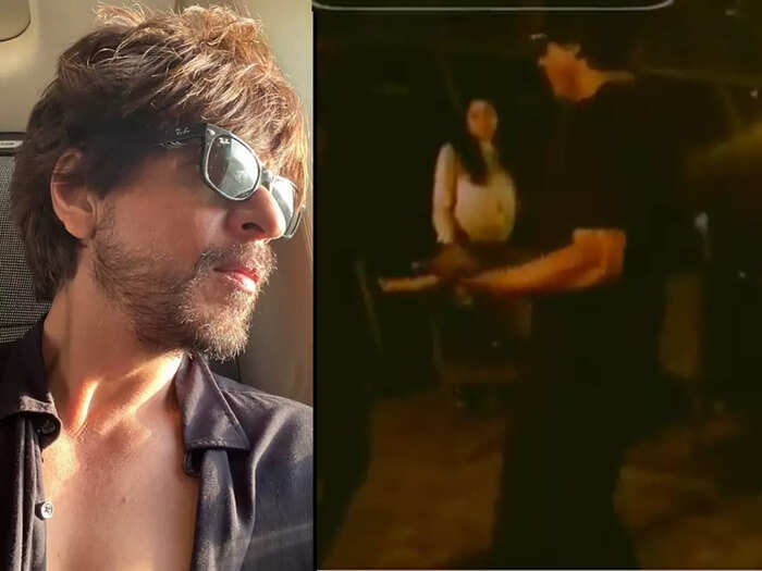 Shah Rukh Khan Dance Video: शाहरुख खान का अनदेखा वीडियो इंटरनेट पर छाया, फेमस पंजाबी गाने पर लगा रहे ठुमके - shah rukh khan dancing from heart in unseen video his moves