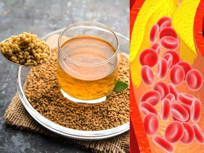 eat soaked fenugreek seeds empty stomach in morning to get rid blood sugar and cholesterol