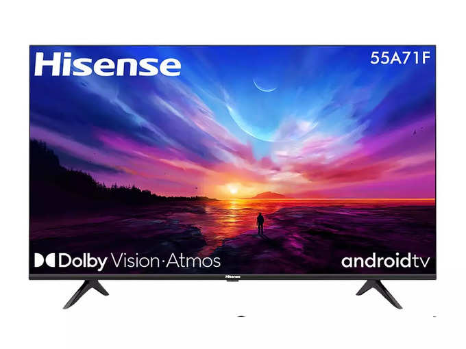 Hisense A71 Series 55 Inch Ultra HD 4K LED Android Smart TV 55A71F