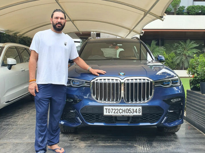 Yuvraj Singh BMW X7