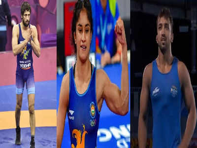 Wrestling: सोने सा चमके पहलवान... विनेश, रवि और नवीन को गोल्ड, कुश्ती में तीन कांस्य पदक भी जीता 