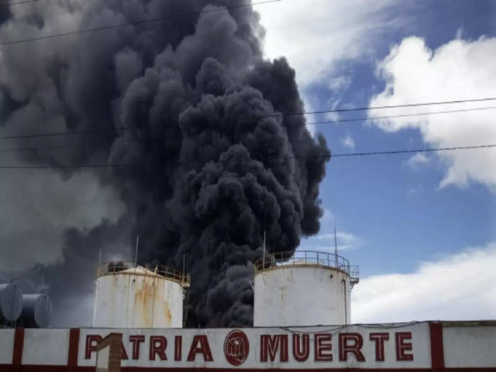 Cuba Oil Depot Fire