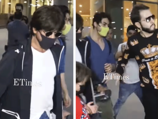Shah Rukh Khan: एयरपोर्ट पर भड़के शाहरुख खान, फैन ने पकड़ा हाथ तो आ गया गुस्‍सा, आर्यन खान ने पापा से कहा- कूल 