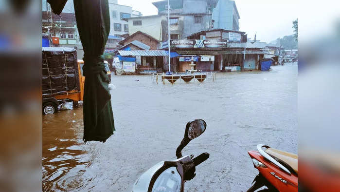 पावसाचे थैमान, राजापूरमध्ये जवाहर चौकाला पुराचा वेढा; अर्जुना, कोदवली नद्यांना पूर 