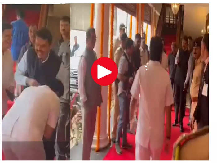 Tanaji Sawant Reach Late At Rajbhavan For Oath Taking Ceremony After devendra fadanvis says Your name was going to be cut Maharashtra Cabinet Expansion
