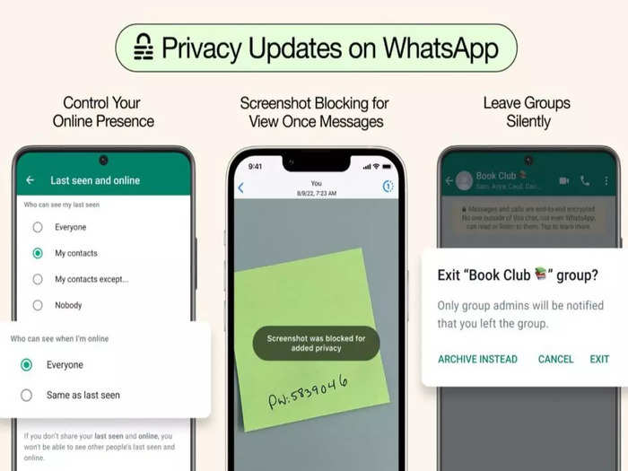 WhatsApp Three New Features