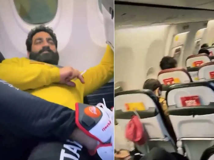 bobby kataria viral video in flight