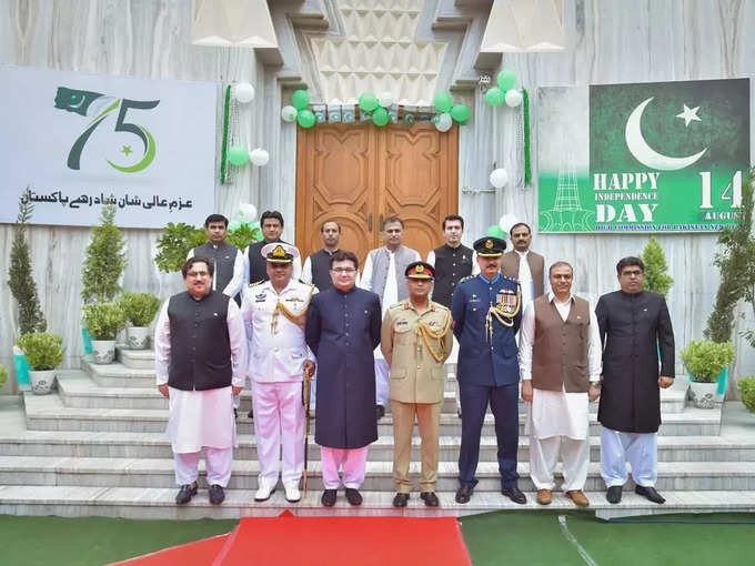 भारत स्थित पाकिस्तानी दूतावास में भी मनाया गया स्वतंत्रता दिवस