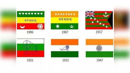 भारताचा राष्टध्वज कसा बदलत गेला? पाहा तिरंग्यापूर्वी कुठले झेंडे आपण वापरायचो