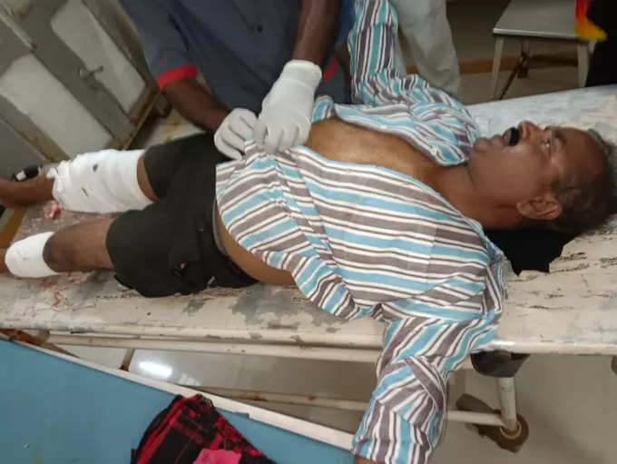 man injured at Nagarjuna Sagar