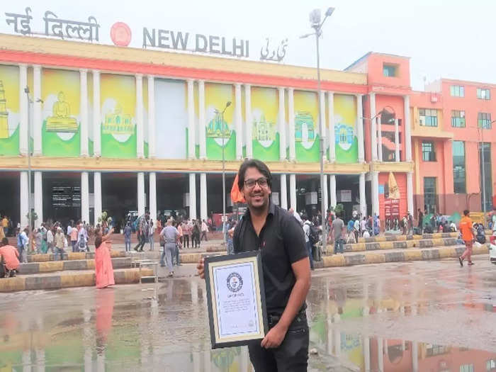 86 days, 61,445 km rail bus journey and became a guinness world recordholder, know this delhi boy