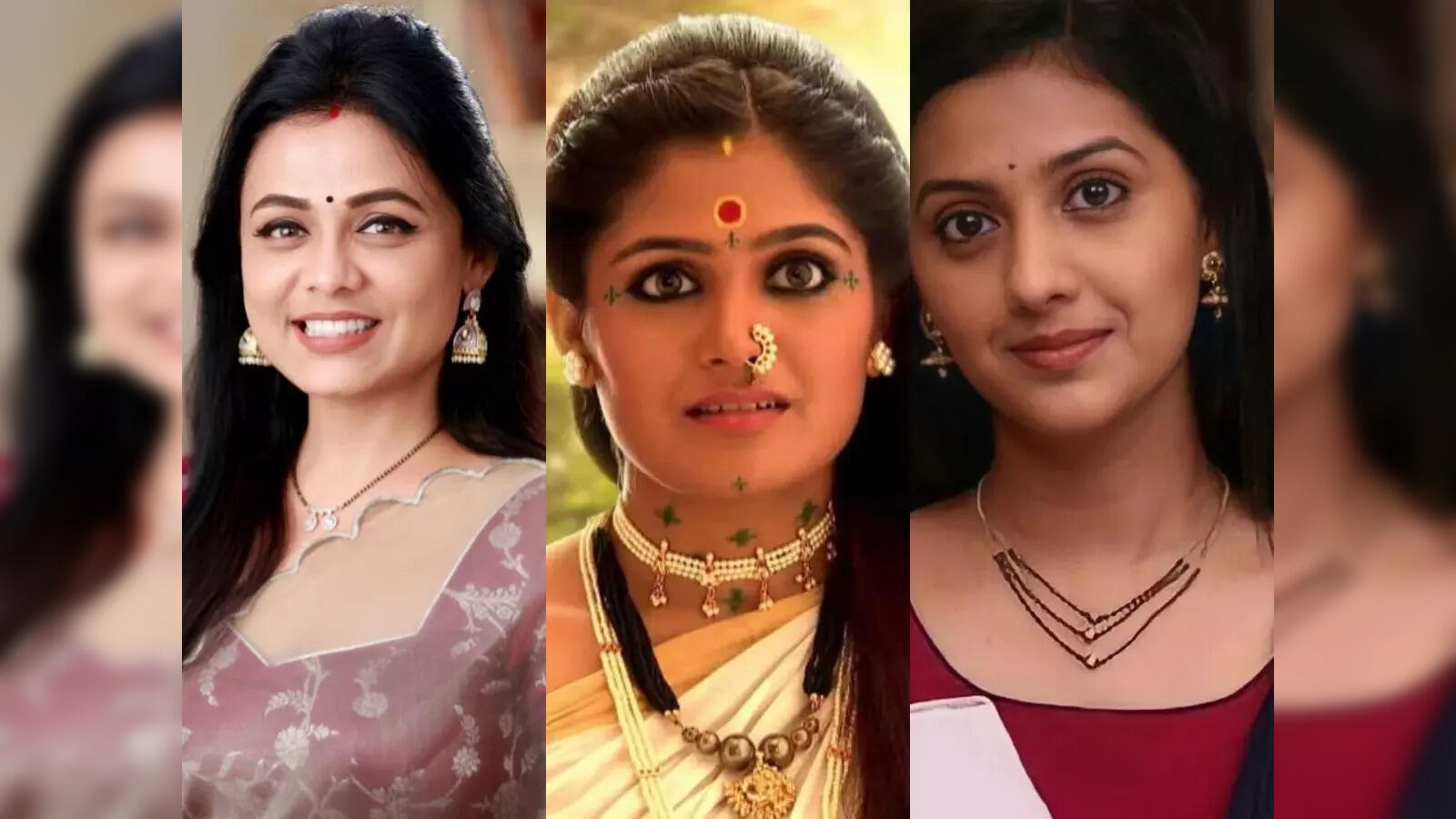 Mangalsutra Designs of Marathi Serial Actress Janhavi Neha Kamat Vahinisaheb Akkasaheb Saraswati