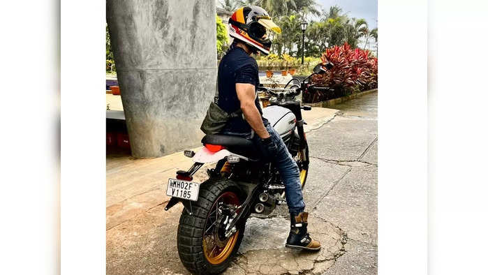 Shahid Kapoor Scrambler Ducati Desert Sled