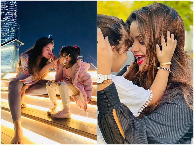 shilpa bala shared a cute video of her daughter watching her movies