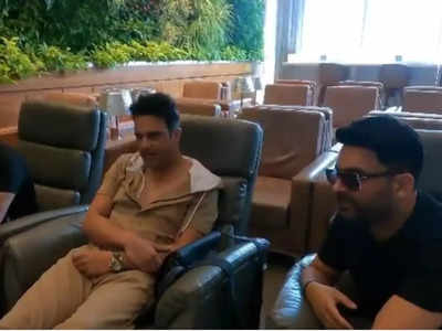 Krushna Abhishek: अनबन की खबरों के बीच एयपोर्ट पर साथ दिखे कपिल शर्मा और कृष्णा अभ‍िषेक, फ्री मसाज का है चक्‍कर 