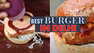 Delhi Street Best Burger | Tikka Schezwan Burger in Del... 