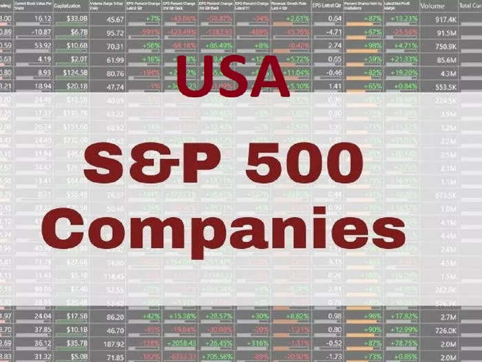 S&P 500 companies