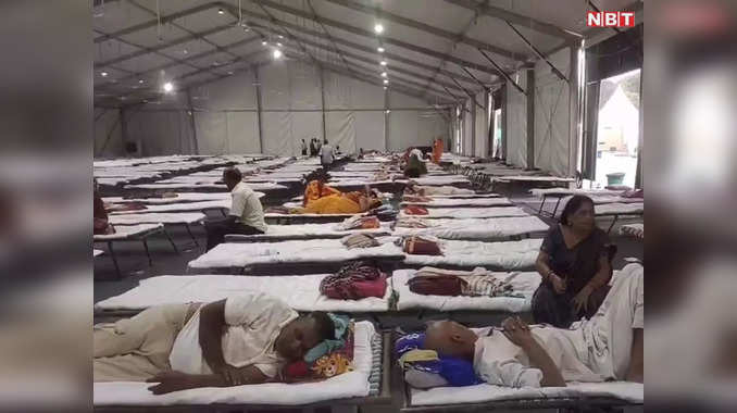 Ground Report: 60 रुपये में शाकाहारी थाली, सोने के लिए बेड... गया में तीर्थयात्रियों के लिए बिहार सरकार ने बनाई टेंट सिटी