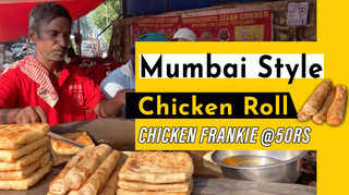 Chicken Roll Frankie in Mumbai Style | Mumbai Street Fo... 