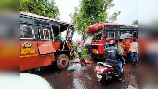 गुहागर येथे दोन एसटी बस समोरासमोर धडकल्या, अपघातात तब्बल ४१ जण जखमी, पाहा यादी