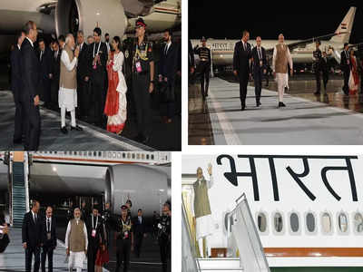 जब समरकंद में उतरा प्रधानमंत्री मोदी का प्लेन, देखिए तस्वीरें 