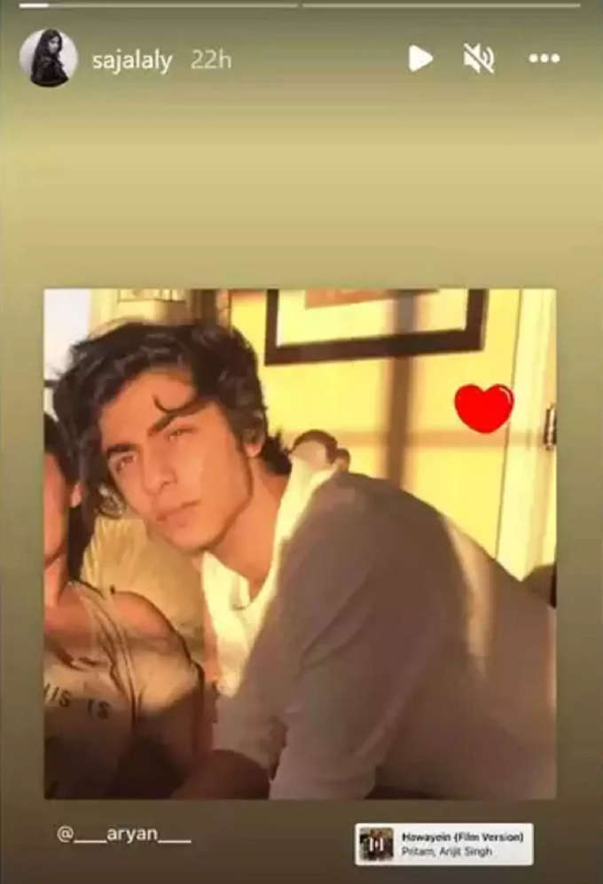 Sajal Ali Post for Aryan Khan