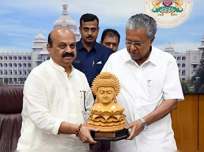 Bengaluru, Sept 18 (ANI): Karnataka Chief Minister Basavaraj Bommai felicitates ...