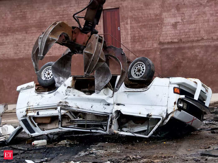 vehicle scrappage policy more than 60 old vehicles being lifted daily