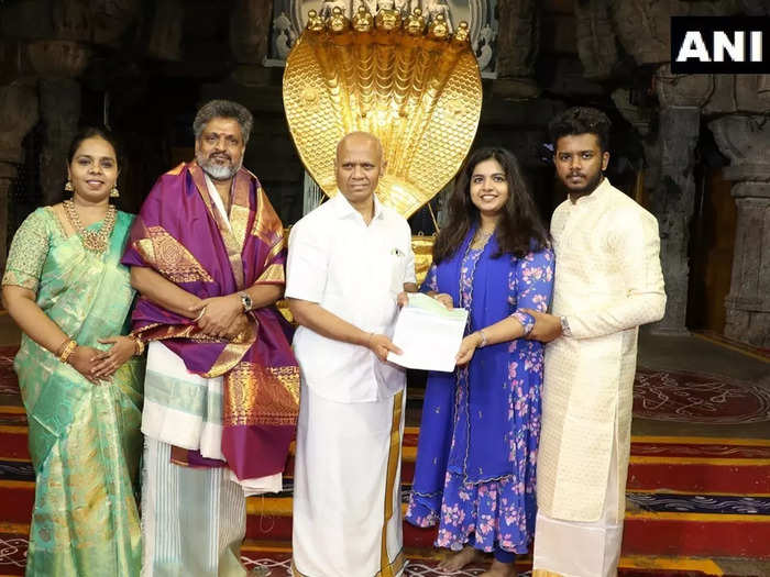 Tirupati Temple Muslim Couple Donation