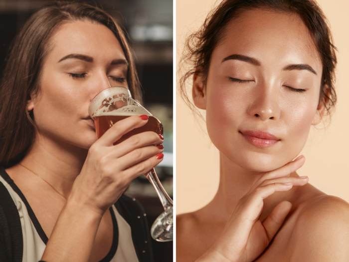 beer and red wine anti ageing effect and how it helps to make hair silky