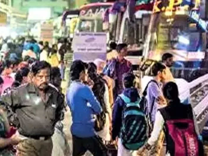 Festival bus crowed - Et tamil