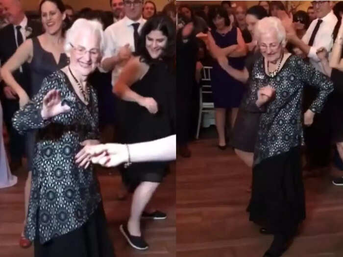 grandmother dancing grandmother dancing