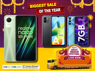Great Indian Festival Mobile Offer : ₹10000 तक के बजट में पाएं ये 5 Best Smartphones, सेल में दनादन हो रही है बिक्री 