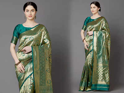 500 रुपये से कम में मिल रही है इतनी बढ़िया Silk Saree कि आप पहनकर लगेंगी सुंदर नारी