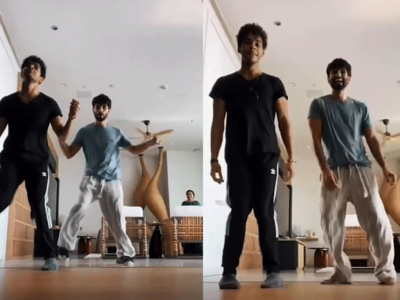Dance Video: शाहिद कपूर और ईशान खट्टर ने माइकल जैक्सन के गाने पर किया पजामा डांस, पीछे से झांक रही थीं मम्‍मी 