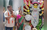 Durga Puja 2022 : ৩০০ বছরের পুরোনো রীতি মেনেই শুরু টাকি রাজবাড়ির দুর্গাপুজো, উদ্বোধনে বিধায়ক